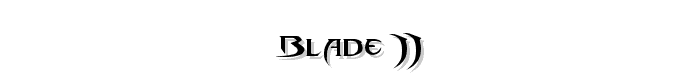 Blade 2 font